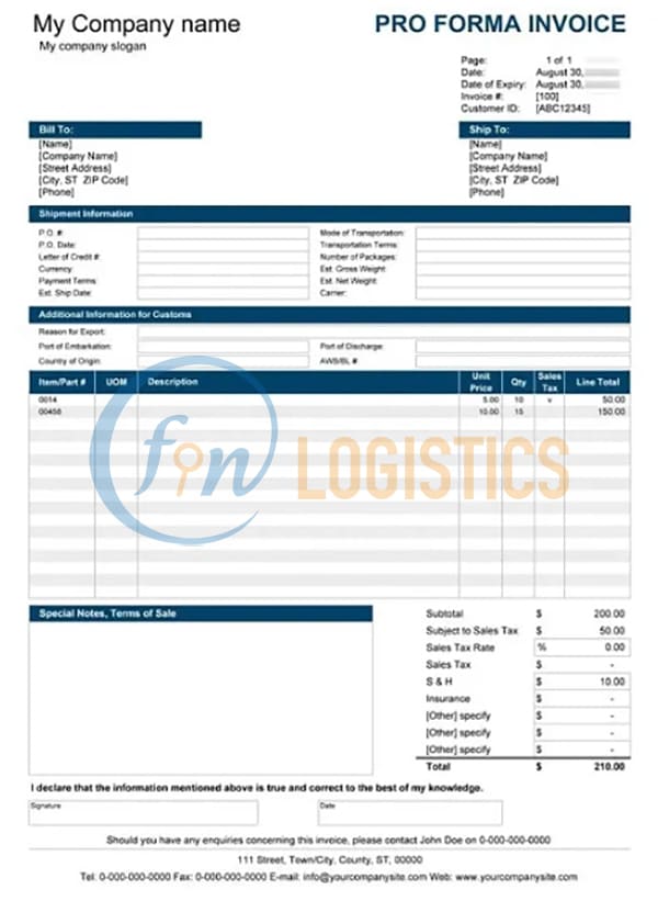 Proforma-invoice-la-gi